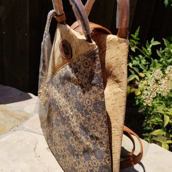 PORTUGAL CORK BACKPACK - Picture 3 of 8